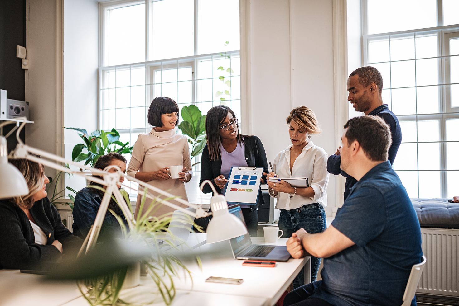 Multi-ethnic project team in international organization